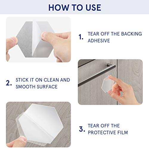 BESPORTBLE Adesivo de Parede de Espelho 12 Pcs Moderno Adesivo de Espelho Diy Adesivo de Parede de E