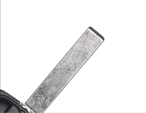 Betterher 2-Tasten Schlüsselgehäuse kompatibel mit CE0536 Klappschlüssel Kompatible für Citroen C2 C3 C4 C5 C6 C8 and Peugeot 207 307 308 407 408 3008 5008 (CE0536 HU83)