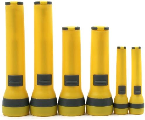 75-SS538 Set of 6 Yellow Flashlights image 4
