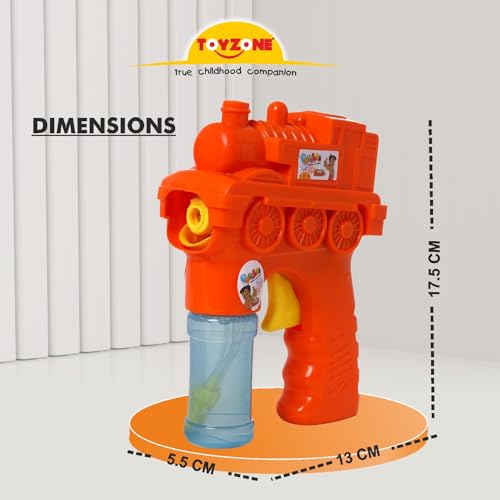 Image of Toyzone Chhota Bheem Engine Bubble Gun-Portable Bubble Maker | Bubble Machine | Outdoor & Indoor Activity Toy |Colorful Bubbles | Cool Bubble Toy for Girls & Boys