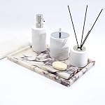 Real Luxurious Natural Marble Vanity Tray Genuine Marble/Stone Storage Tray for Home Decor Bathroom/Kitchen/Vanity/Dresser Non-Resin/Non-Ceramic - Image 5