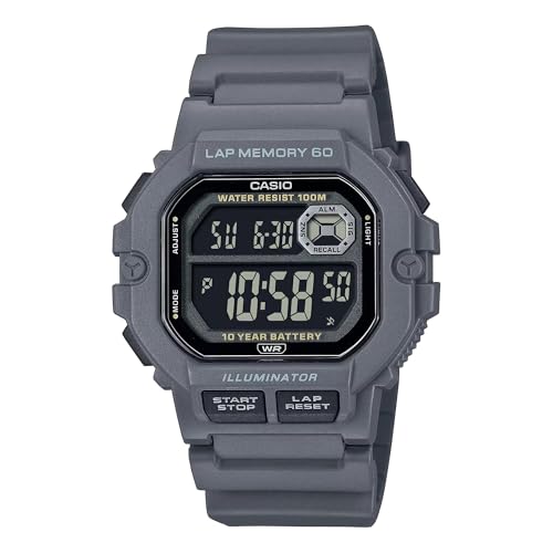 CASIO �����Y �X�|�[�e�B�[�����i�[ �f�W�^���E�H�b�` - WS-1400H-8BVDF