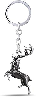 GOT Deer Silver color Keychain