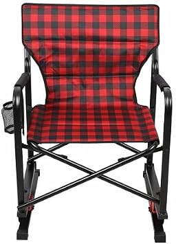 Kuma Spring Bear Chair Red Plaid