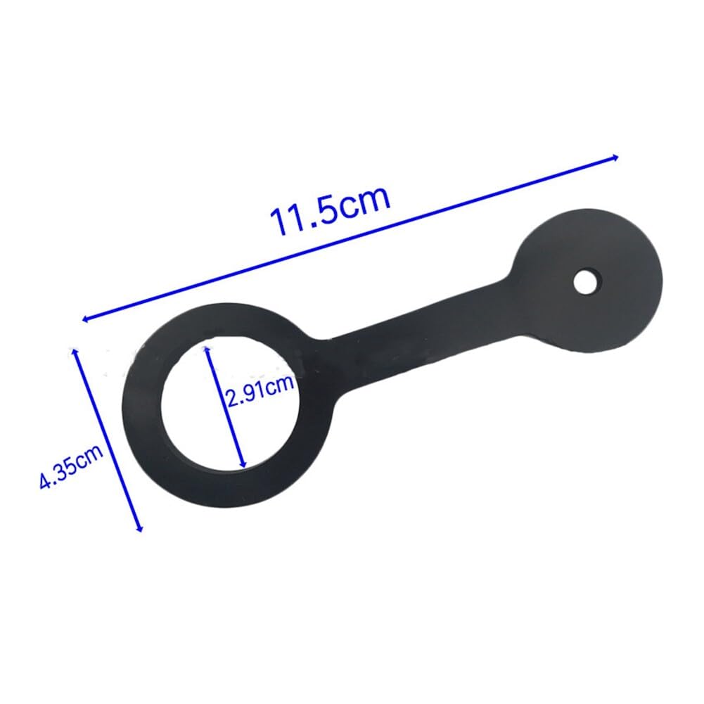 Cinghia Di Chiusura Per Porta Doccia Camper In Gomma Nera - Sostituisce Forest River #F100158276 E Jayco #0273349 (Confezione Da 2)