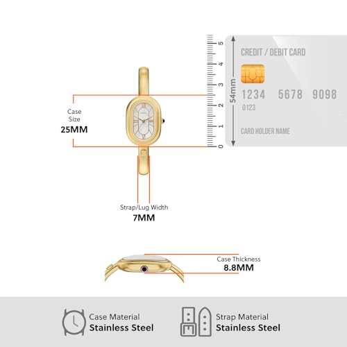Image of Fossil Sloan Gold Quartz Stainless Steel Watch ES5444
