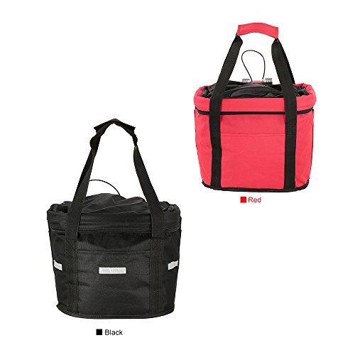 Anself Cesta de bicicleta Desmontagem Ciclismo Bicicleta Guarida Frente Carrier Bag Pet Carrier Alum