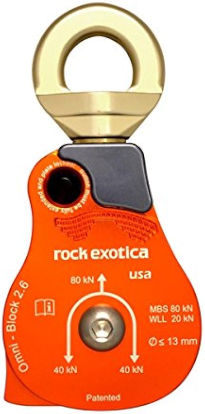 Rock Exotica Omni-Block 2.6" Swivel Pulley Standard