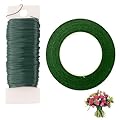 GWAWG Kit di nastri verdi per composizioni floreali Accessori per la composizione floreale fai da te Fili per la creazione di ghirlande (17,78 pollici e 10,63 pollici)