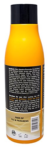Dr. Schavit Herbal Hair Booster Conditioner Powerfull Hair Loss Prevention And Hair Growth Stimulation Balm  Sea Buckthorn + Collagen + Silk Protein + Burdock Oil + Flaxseed Oil + Vitamins & More #TOP2