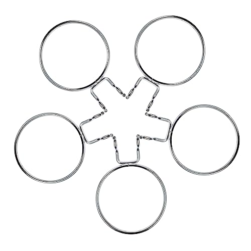 SOLUSTRE 5pcs Heavy Duty Pegboard Hooks Sturdy Metal Cup Hooks for Storage Easy Hanging for Home Craft Room Garage