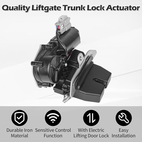 Image of GJ5Z-7443150 Liftgate Hatch Lock Truck Latch Actuator Compatible with Ford Escape 2017 2018 2019, Rear Tailgate Trunk Lock Actuator Assembly Replace GJ5Z-7443150-B