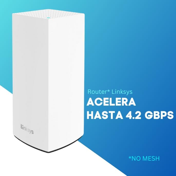 Miniatura 2 de Linksys Router WiFi LN1301 - WiFi de tres bandas - Configuración Plug-n-Play - Cubre hasta 2700 pies cuadrados - Acelera tp 4.2 Gbps - Maneja más de