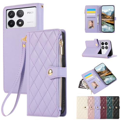 Rosbtib �p�� POCO F6 Pro �P�[�X �蒠�^ ���z�^ �J�o�[ ������� �t�@�X�i�[�^ ���K���� �g�уJ�o�[ �J�[�h���[ POCOF6 Pro�ɓK�p �X�}�z�P�[�X �G���K���g �`�F�b�N�� �h�J PU���U�[ ���G��ǂ� �X�g���b�v�t�� �}�O�l�b