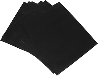 OFFSCH 1 conjunto de tapete de churrasco de vidro antiaderente assadeira redonda tapete de cozimento tapete de grelha redonda tapete de grelha a gás almofada de cozimento almofada de grelha tapete de grelha mesa de cozinha pano de fibra de vidro ao ar livre