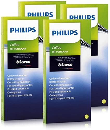 Philips Saeco CA6704/10, pastiglie sgrassanti per caffè, 6 pastiglie, ciascuna da 1,6 g, (confezione da 4)