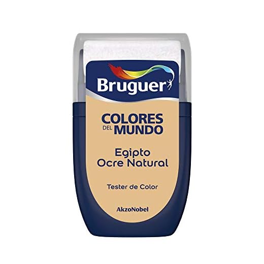 Bruguer Tester Colores del Mundo Pintura para paredes monocapa Egipto Ocre Natural