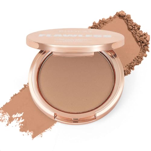 Image of PHOFAY Matte Setting Pressed Powder - Natural Matte Finish, Pore-Blurring & Oil-Control Formula, Antioxidant-Infused, Long-Wear Compact for All Skin Types, 8g / 0.28 oz (07#, 0.04)
