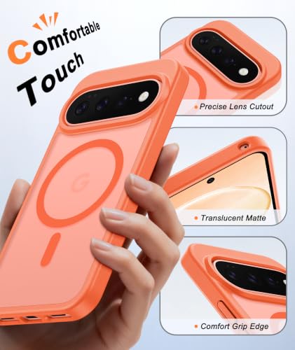 Image of FNTCASE for Google Pixel 11 Pro XL Case Neon Orange: Fit for MagSafe