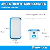 ATHLON TOOLS 4x 1L Frischhaltedosen-Set in Gastro-Qualität - 100% luftdicht und auslaufsicher -40 bis +100 Grad - für alle Lebensmittel - BPA-frei - Vorratsdosen für Kühlschrank (1 L | 4er Set)