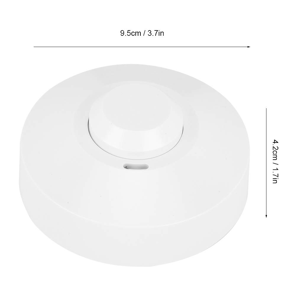Motion Sensor Light Switch,Microwave Motion Sensor Switch,DC 12-24V 360 Degree Ceiling Sensor Motion Detector Light Switch,High Sensitive Movement Sensor Light Switch for Indoor Hotel Lobby - Image 3