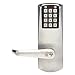 Electronic Lock,Satin Chrome,12 Button