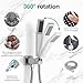 SR SUN RISE Shower System - Shower Faucet Set with 8 Inch Rain Shower Head and Handheld Shower - High Pressure Rain Shower System - All Metal Shower Faucet Trim Repair Kits - Polished Chrome