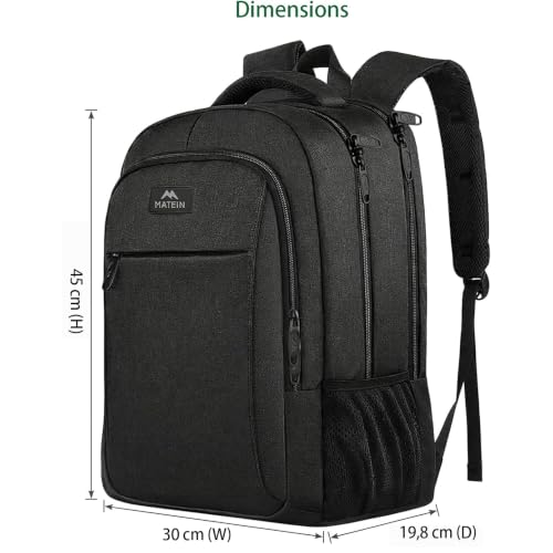 Miniatura 3 de MATEIN Mochila Portatil Hombre Impermeable, Mochila Ordenador Portatil 15.6