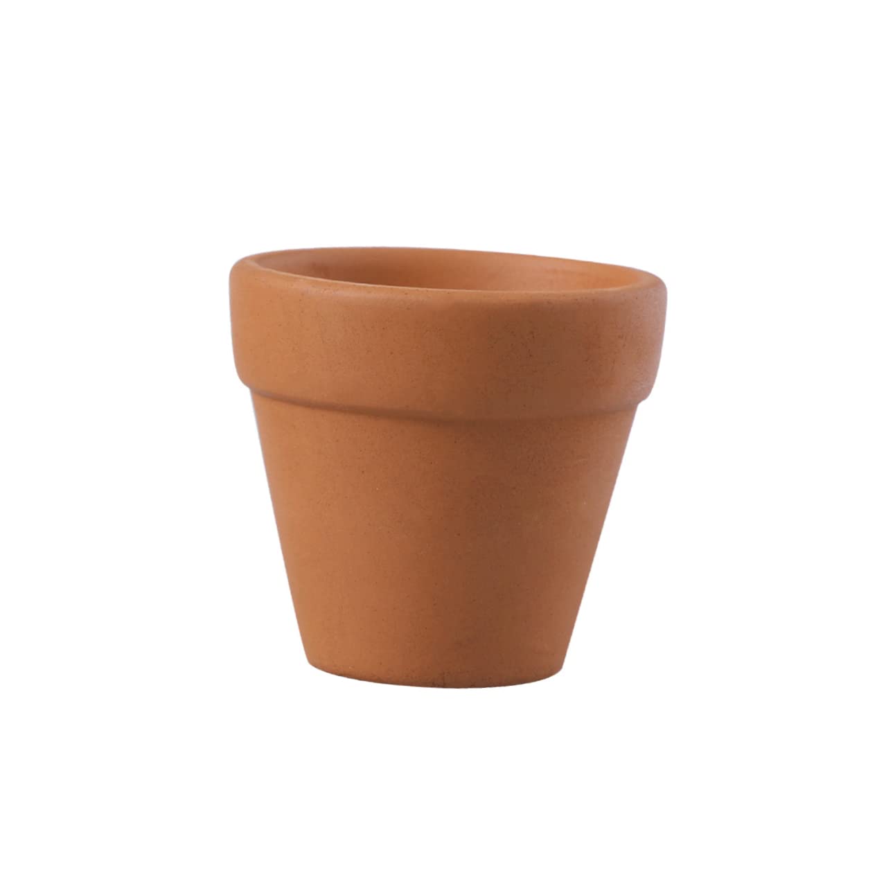 vensovo Vasi in terracotta e argilla da 15,2 cm per piante con sottovaso, confezione da 4 fioriere medie in terracotta con foro di drenaggio, vaso da fiori per piante da interno ed esterno