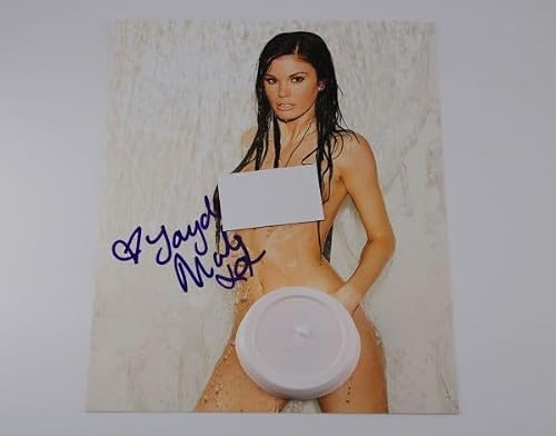 Jayde Nicole Birthday Suit' Playboy PMOY 2008 Sexy Signed Autographed 8x10 Glossy Photo Loa