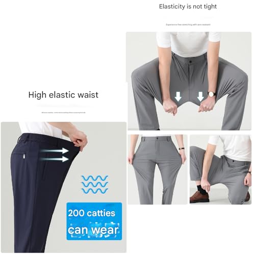 Super Stretch Ice Silk Comfort Pants for Men - Cooling Soft Breathable Lounge Pants for Home2