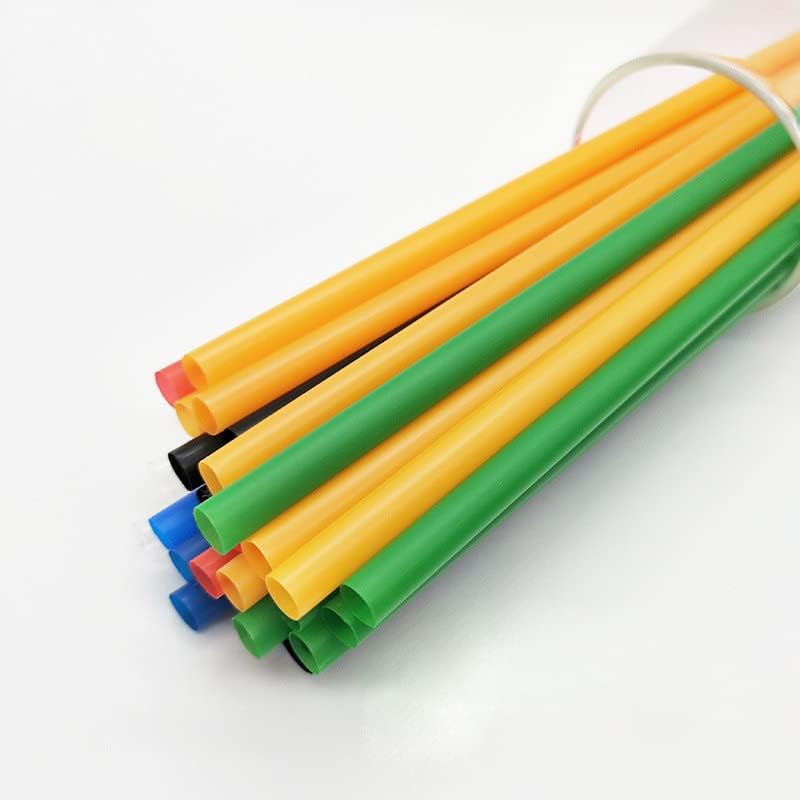 Miniatura 3 de Pajitas de plástico de 10 pulgadas, 250 unidades (10 x 0.28 pulgadas) (naranja)