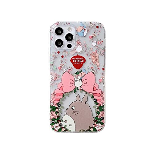 Amazon.co.jp: アニメ トトロ ケース iPhone 12 Pro Max用 シリコン