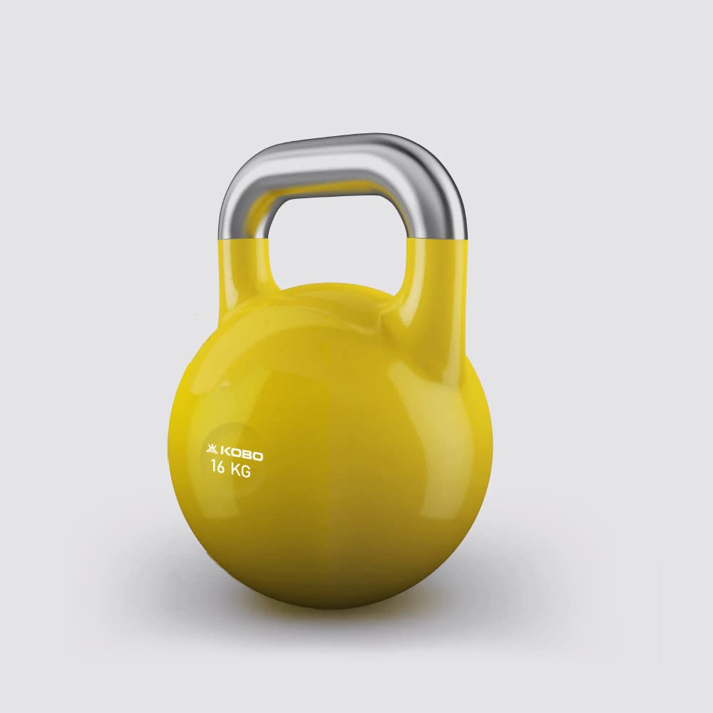 Kobo Competition Kettlebell 16 Kg – Professional Grade Kettlebell for Fitness, Weightlifting, Core Training – Durable and Strong Design – Color-Coded Collection (IMPORTED) (B09SZG2FMX) Amazon Price History, Amazon Price Tracker