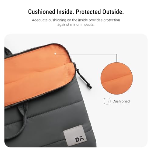 Image of DailyObjects Stria Pro Laptop Bag With Handle| Recycled Durable Polyester | Compatible with Laptop /MacBook Air /Pro Upto 15 Inch| Water Resistant|Padded Compartment with Zip Closure
