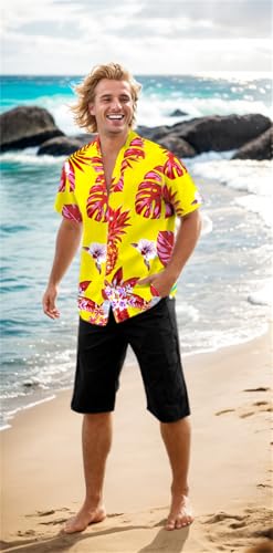 Image of SANGTREE Family Matching Hawaiian Outfits , Casual Beach Travel Clothes ,Vacation Clothing Set for Women & Men & Girls & Boys