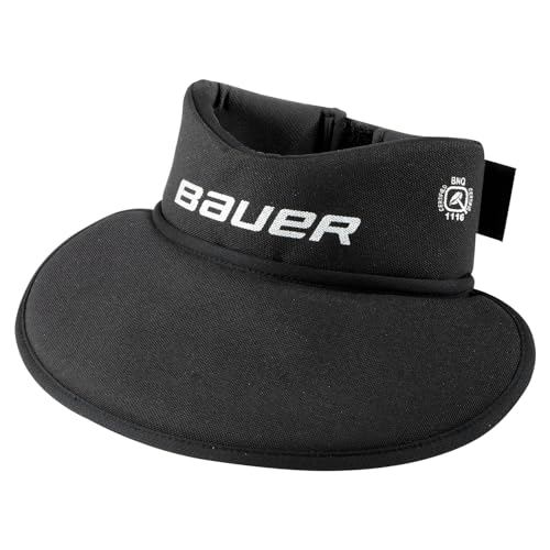 Bauer Youth NG NLP8 Core Neck Guard Bib, Black