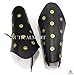 NauticalMart Black Leather Arm Bracers Studded Brass Washer Arm Guard Set