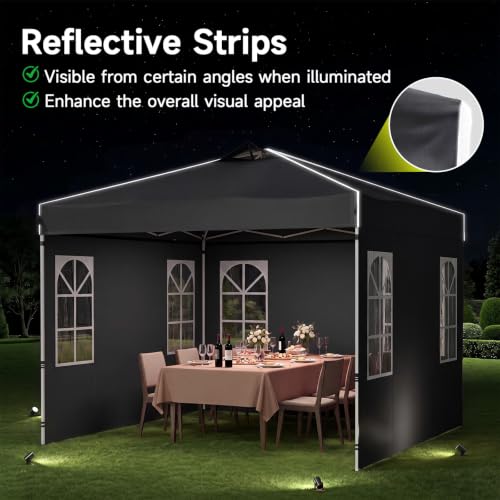Image of Tangkula 10x10 FT Pop Up Canopy with Center Lock