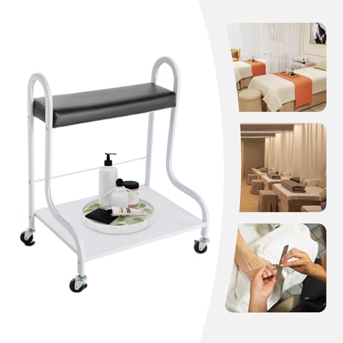 Carrito para spa de pies con ruedas, portátil y resistente miniatura 1
