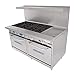 Bakers Pride 8 Burner 12" Griddle 60" Range 60-BP-8B-G12-S26