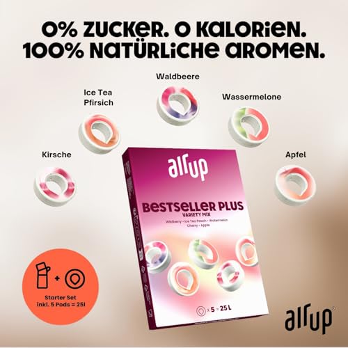 Foto von air up Flasche Twist Pro Starter Set, inkl Pods in 5 Geschmacksrichtungen 600ml Trinkflasche mit Geschmack, in Charcoal Grey