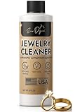 Ultrasonic Jewelry Cleaner Solution (8oz) Concentrated Jewelry Cleaner for Diamonds, Gold, Silver & More | Compatible with Ultrasonic Machine (s) - Made in USA