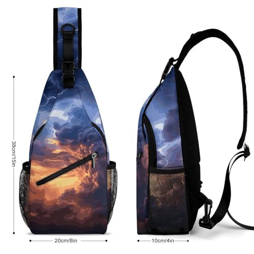 Bolso Crossbody Sling Casual para Senderismo y Viaje miniatura 2