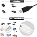 Aliwisdom Universal RC Charger Cable with Tamiya Plug/KET 2P Connector Plug for 6V Ni-MH/Ni-CD (5S) Battery Pack, Compatible RC Car/Boat/Plane/Drone/Tank/Helicopters/Other Remote Control Toys