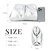 Syrads Bolsos de mano de cuero PU suave para mujer Bolso de noche formal Bolso de mano elegante Imagen de Syrads Bolsos de mano de cuero PU suave para mujer Bolso de noche formal Bolso de mano elegante