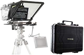 Glide Gear TMP 750 Professional Video Camera Tablet Teleprompter 70/30 Beam Splitting Glass with Hard Protective Carry Case