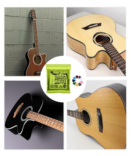 Image of Electric Guitar Strings, Guitar Strings Set Acoustic, Guitar Accessories Wound Electric Guitar Strings