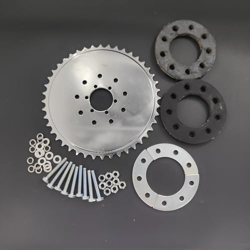 CDHPOWER 44T 6&9 Holes Sprocket & Clamp Assembly