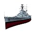 Giocattoli Modello di plastica di Nave da Guerra Militare, Modello di incrociatore da Battaglia Britannico HMS Hood in Scala 1/200, Giocattoli Puzzle per Adulti e Oggetti da Collezione